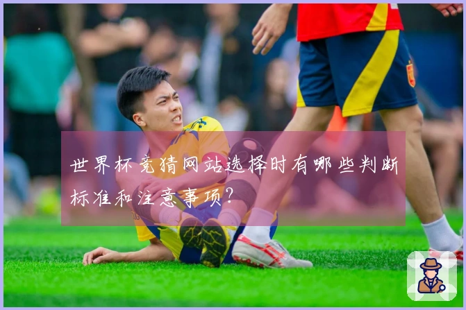 世界杯竞猜网站选择时有哪些判断标准和注意事项？