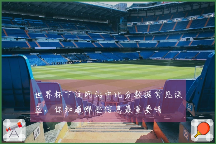 世界杯下注网站中比分数据常见误区，你知道哪些信息最重要吗