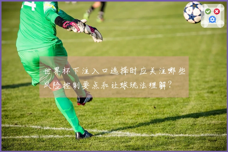 世界杯下注入口选择时应关注哪些风险控制要点和让球玩法理解？